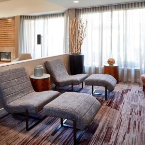 Lounge seating at Sonesta Select Raleigh Durham Airport Morrisville.