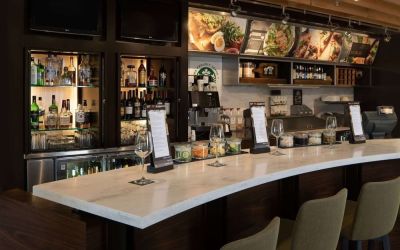Hotel bar at Sonesta Select Pleasant Hill.