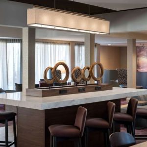 Lobby workspace at Sonesta Select Los Angeles LAX El Segundo.