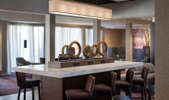 Lobby workspace at Sonesta Select Los Angeles LAX El Segundo.