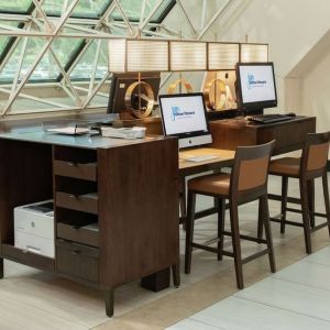 Business center available at Hilton Bellevue.
