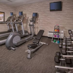 Well equipped fitness center at Sonesta Select Columbia.