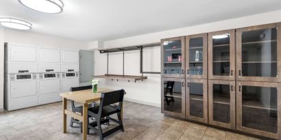 Laundry service available for guests at Sonesta Simply Suites Austin South.