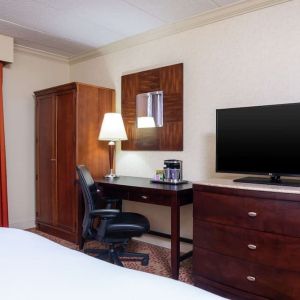 Day use room amenities at DoubleTree By Hilton Grand Rapids Airport.