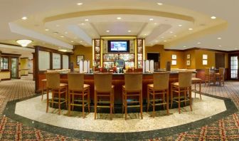Hotel bar at DoubleTree By Hilton Lisle-Naperville.