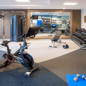 Fitness center at Hilton Garden Inn Washington DC/Georgetown Area.