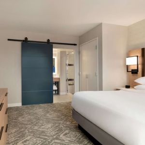 Day room with natural light at DoubleTree By Hilton Canton Downtown.