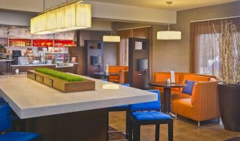 Lobby workspace at Sonesta Select Tinton Falls Eatontown.