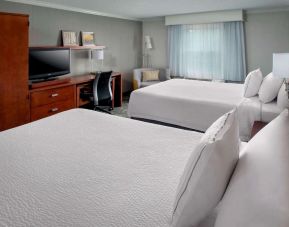 Bright and spacious day use twin room at Sonesta Select Tinton Falls Eatontown.