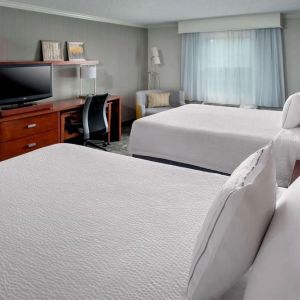 Bright and spacious day use twin room at Sonesta Select Tinton Falls Eatontown.