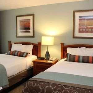 Day use twin room at Sonesta ES Suites Portland Vancouver 41st Street.