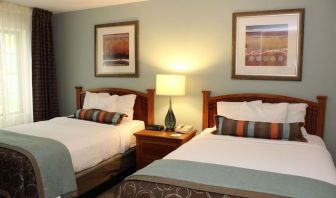 Day use twin room at Sonesta ES Suites Portland Vancouver 41st Street.