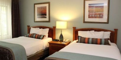 Day use twin room at Sonesta ES Suites Portland Vancouver 41st Street.