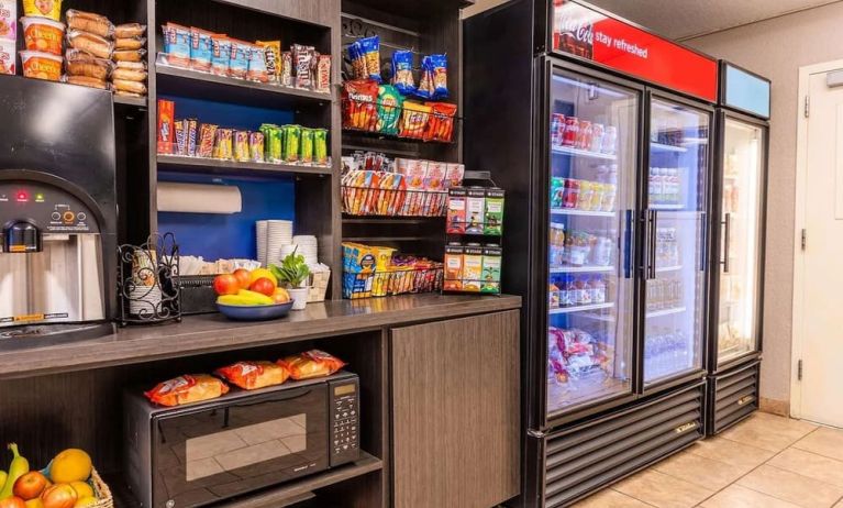 Convenience store at Sonesta Simply Suites Salt Lake City Airport.