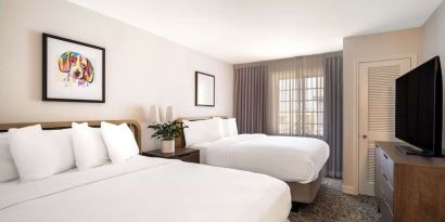 Day use twin room at Sonesta ES Suites Austin The Domain Area.