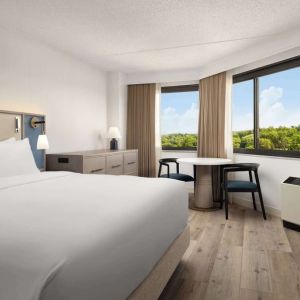Bright and spacious day use room at Sonesta White Plains Downtown.