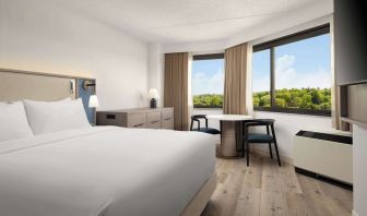 Bright and spacious day use room at Sonesta White Plains Downtown.