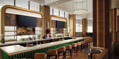 On site bar at Sonesta White Plains Downtown.