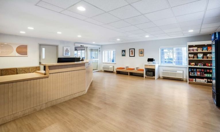 Reception at Sonesta Simply Suites Jersey City.