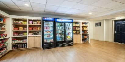 Convenience store at Sonesta Simply Suites Jersey City.