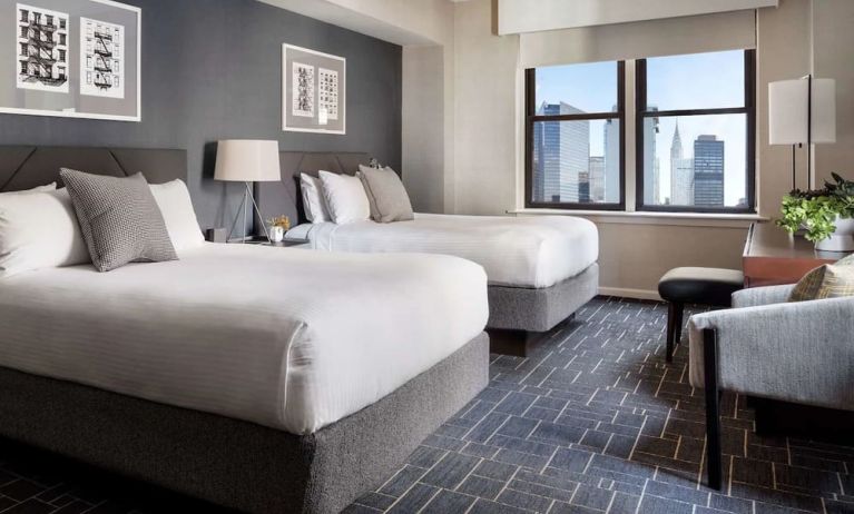 Day use twin room at The Shelburne Sonesta New York.