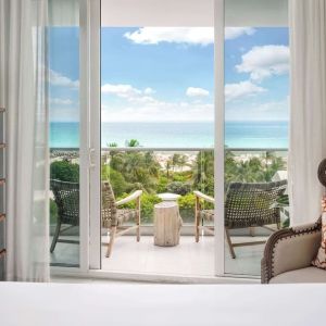 Day use room with balcony at Nautilus Sonesta Miami Beach.