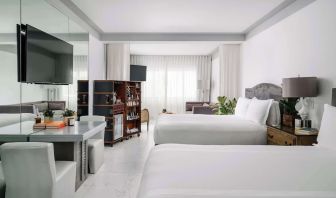 Day use twin room at Nautilus Sonesta Miami Beach.