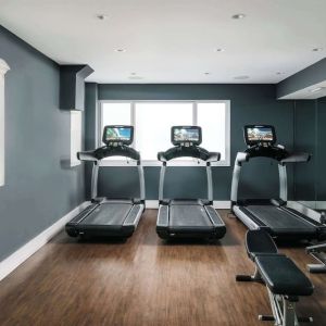 Well equipped fitness center at Nautilus Sonesta Miami Beach.