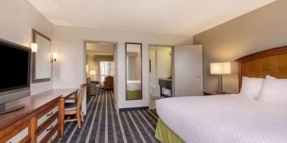 Day use room with living area at Embassy Suites By Hilton San Francisco Airport Waterfront.