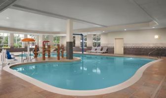 Relaxing indoor pool at Hilton Garden Inn Fort Worth Medical Center.