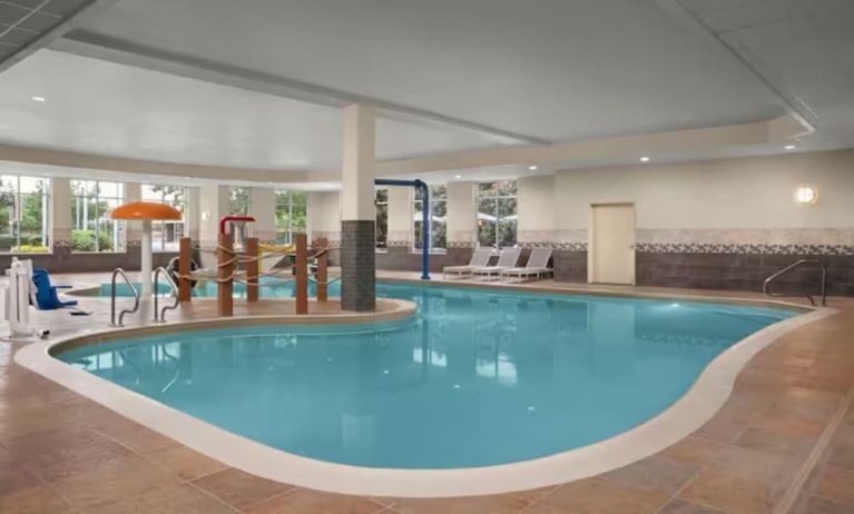 Relaxing indoor pool at Hilton Garden Inn Fort Worth Medical Center.