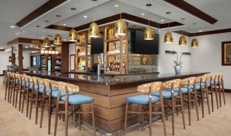 Hotel bar at Hilton Garden Inn Fort Worth Medical Center.
