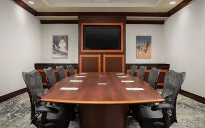 Meeting room at Hilton Garden Inn Fort Worth Medical Center.