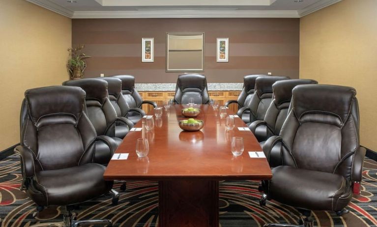 Professional meeting room at Embassy Suites By Hilton Birmingham.