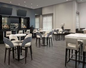 Hotel bar at Embassy Suites By Hilton Birmingham.