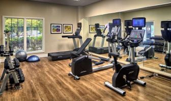 Well equipped fitness center at Atlanta Airport South.