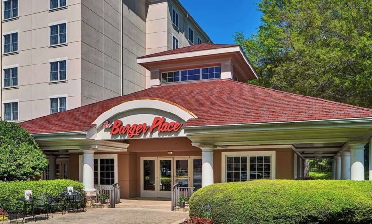The Burger Place is Sonesta Atlanta Airport South’s on-site restaurant.