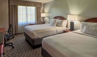 Day use twin room with work desk at Sonesta Atlanta Airport South.