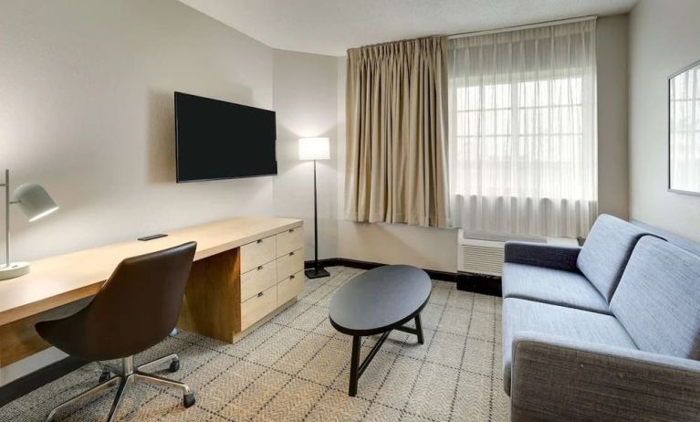 Room workspace at Sonesta Simply Suites Miami Airport Doral.