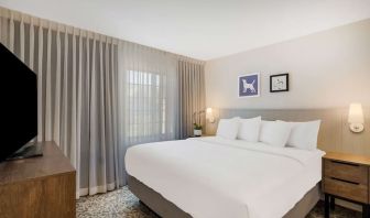 King bed at Sonesta ES Suites Denver South - Park Meadows.
