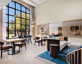 Lobby workspace, perfect for co-working at Sonesta ES Suites Denver South - Park Meadows.