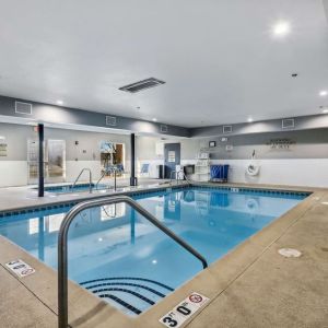 Indoor heated pool at Country Inn & Suites By Radisson, Chicago O'Hare South.