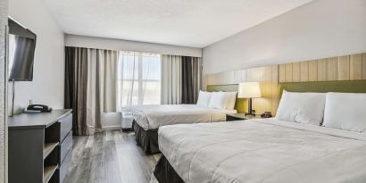 Day use twin room at Country Inn & Suites By Radisson, Chicago O'Hare South.