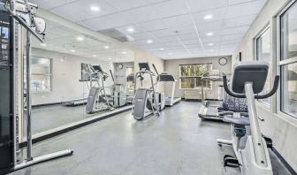 Well equipped fitness center at Country Inn & Suites By Radisson, Chicago O'Hare South.