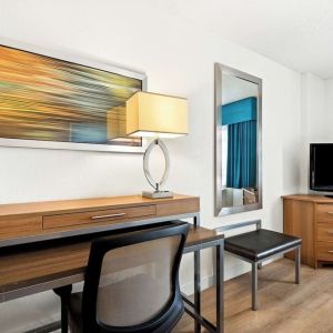 Day use room' workspace at Sonesta Anaheim Resort Area.