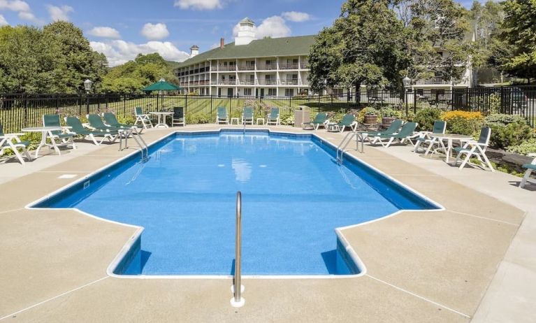 Outdoor pool at Fairbanks Inn.