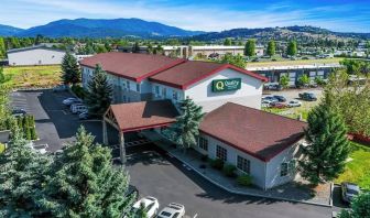 Hotel from above at Quality Inn & Suites Liberty Lake - Spokane Valley.
