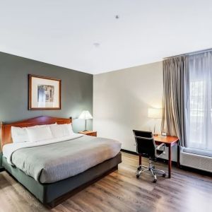 King suite at Quality Inn & Suites Liberty Lake - Spokane Valley.