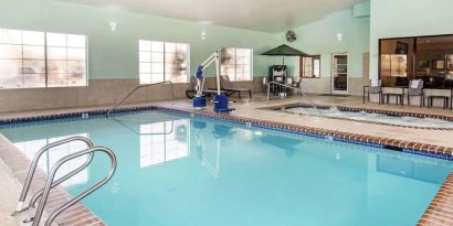 Indoor pool at Quality Inn & Suites Liberty Lake - Spokane Valley.