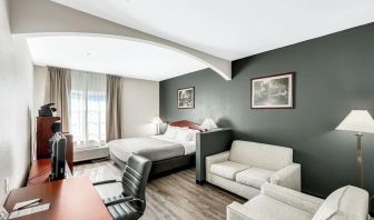 Spacious king suite at Quality Inn & Suites Liberty Lake - Spokane Valley.